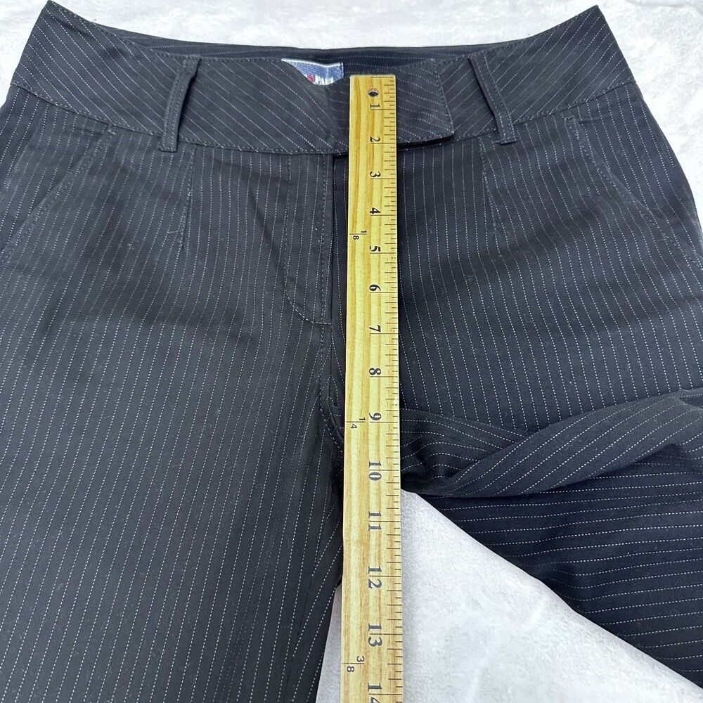 Jean's Paul Gaultier Women's Y2K Black Pinstripe Wide-Leg Cotton Pants Sz 29 New - Picture 11 of 16